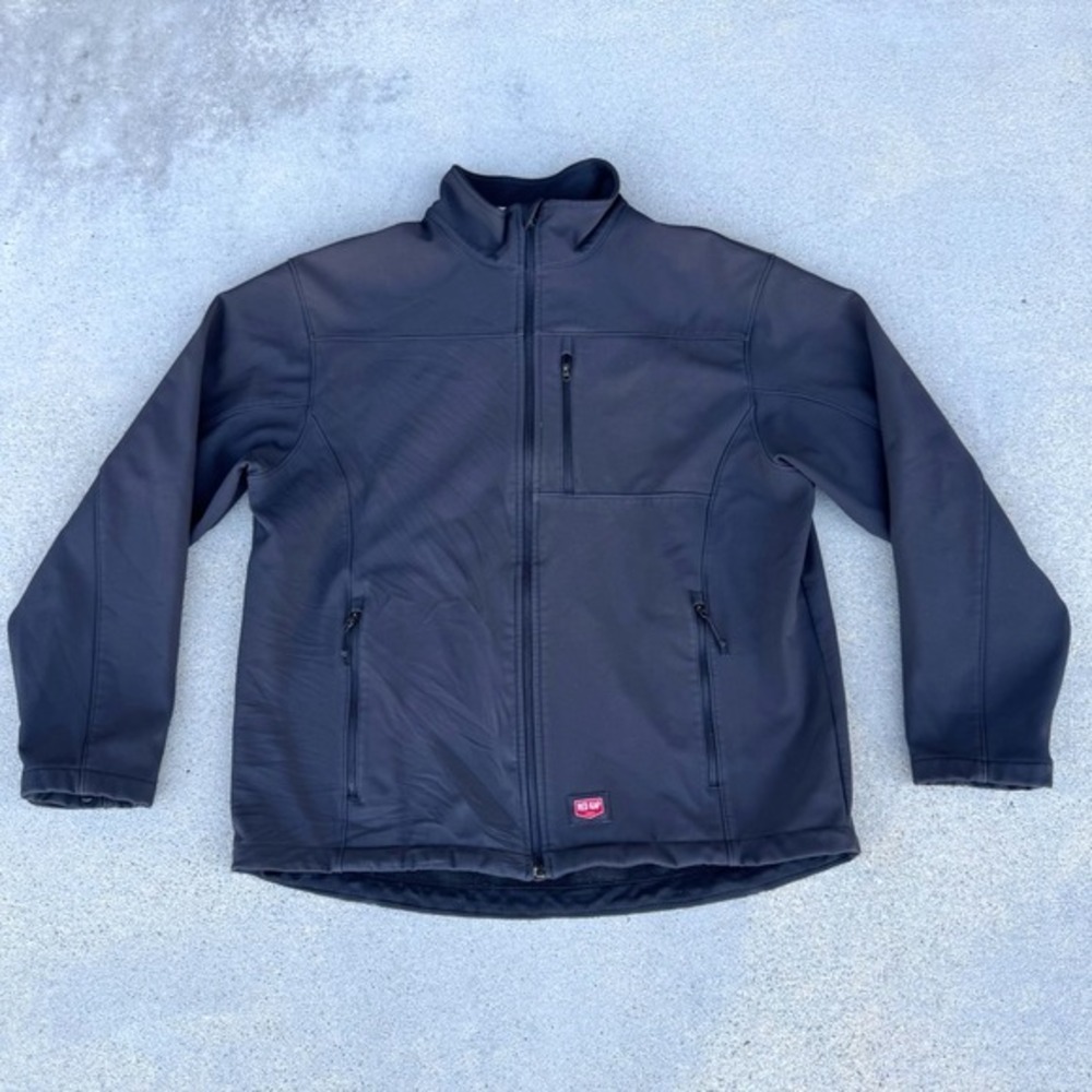 Red Kap‎ Men's Deluxe Soft Shell Jacket Black Medium Regular